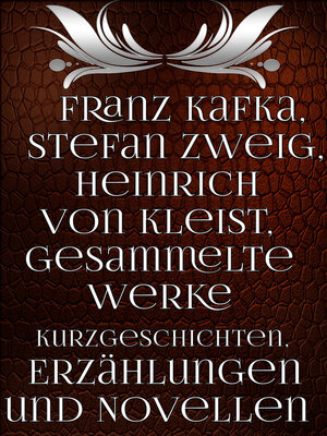 cover image of Gesammelte Werke Kurzgeschichten, Erzählungen und Novellen